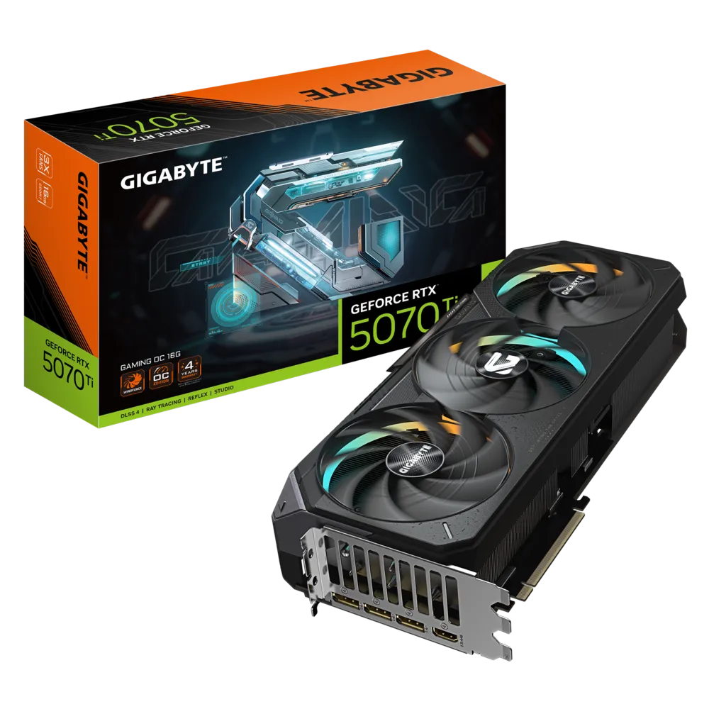 GIGABYTE GeForce RTX 5070 Ti GAMING OC 16GB GDDR7 Graphics Card